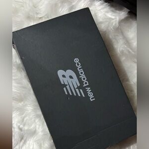 New Balance Black and Blue Sneakers in Box